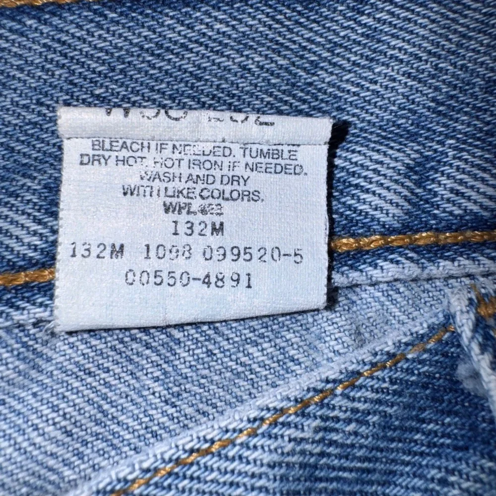 Levi's 550 Jeans Mens 38x32 Blue Excellent Vintage 90s Made in USA Relaxed Fit